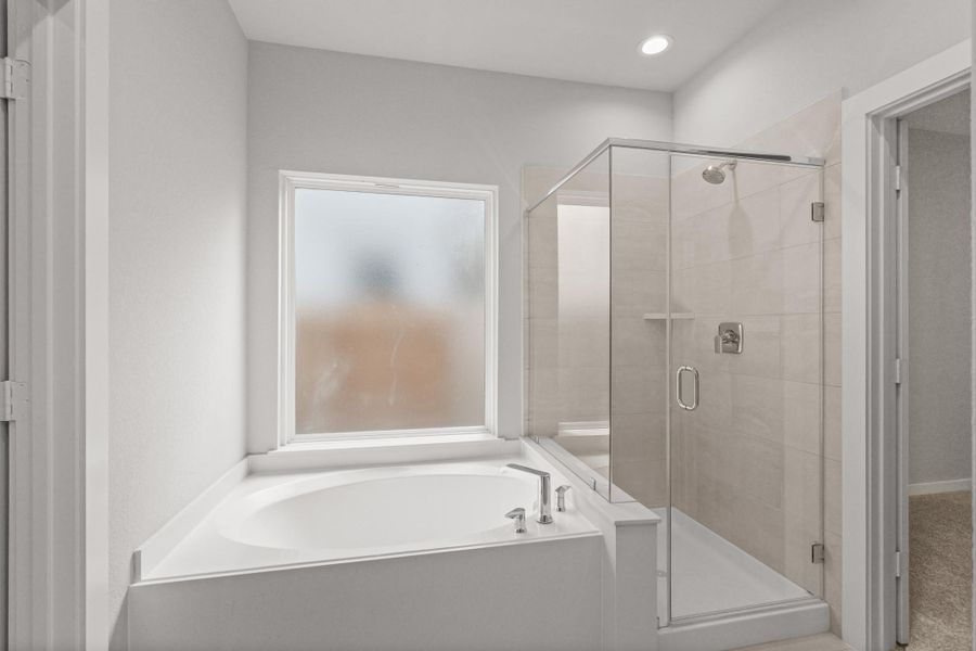 Furnished interior view inside a new home in Cypresswood Landing, Humble (Image 6).