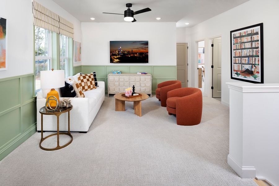 Representative furnished interior of a home built from the The Wedgewood by David Weekley Homes in Hardy Pond, Rock Hill (Image 4). Representative furnished interior of a home built from the The Wedgewood by David Weekley Homes in Hardy Pond, Rock Hill (Image 4).