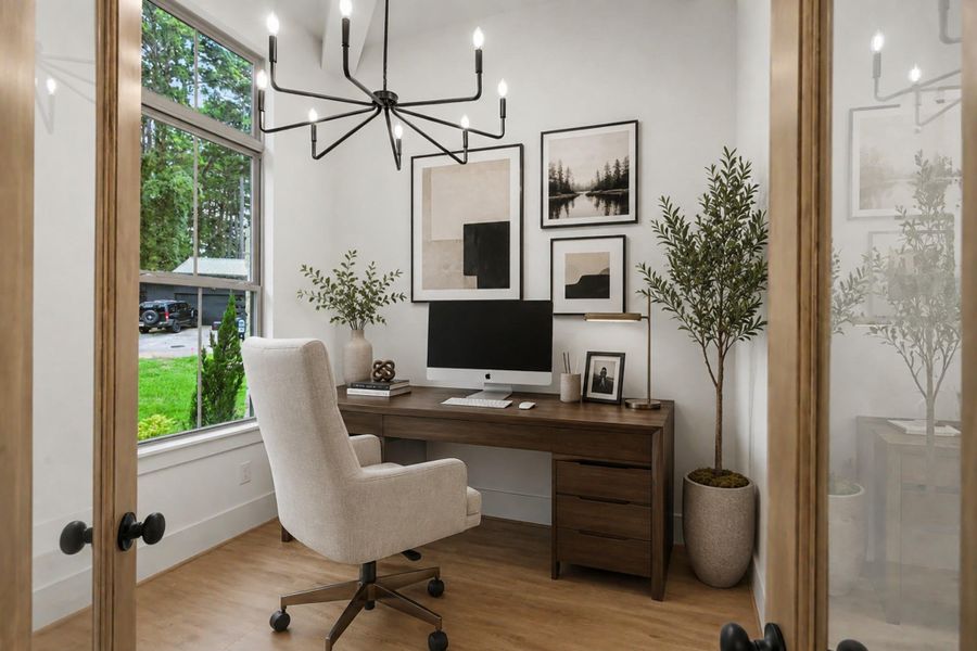 Study/Office *virtually staged