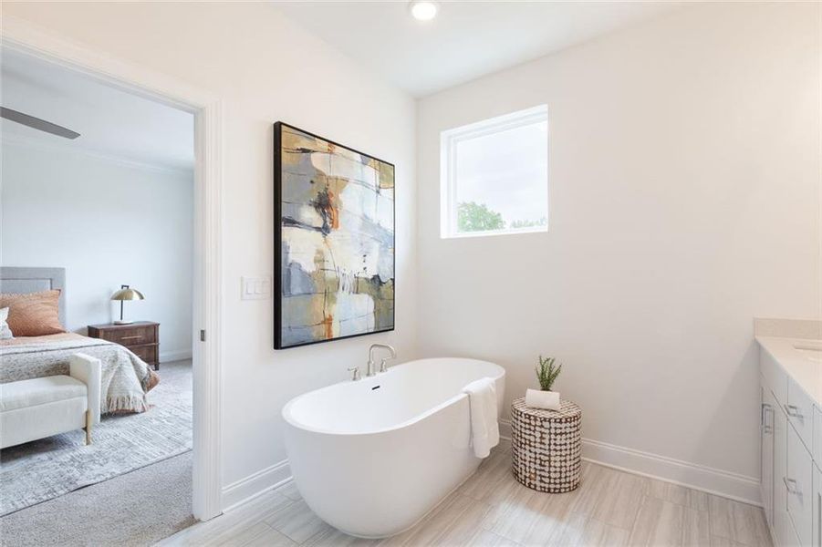 Furnished interior view inside a new home in , Sugar Hill (Image 25).