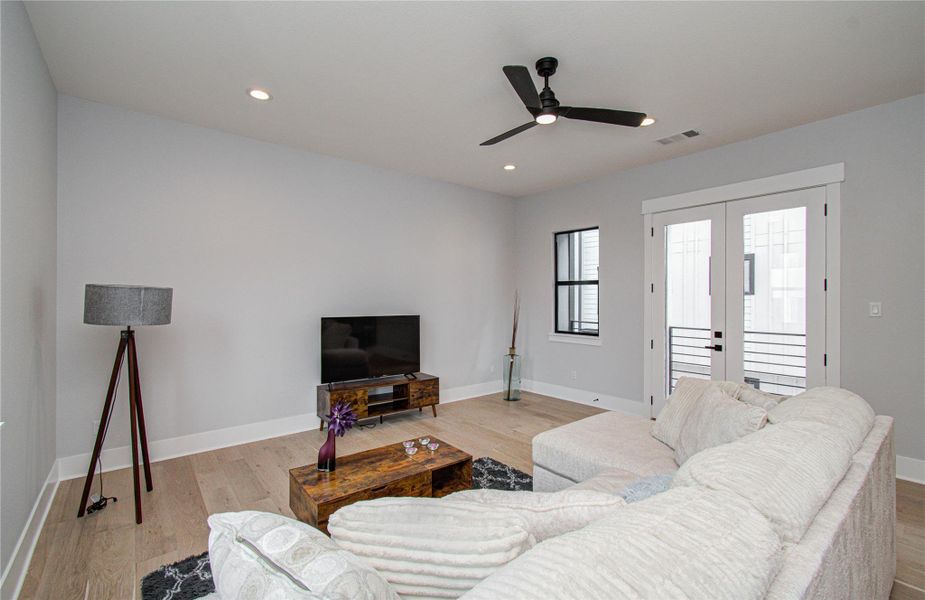 Furnished interior view inside a new home in , Houston (Image 13).