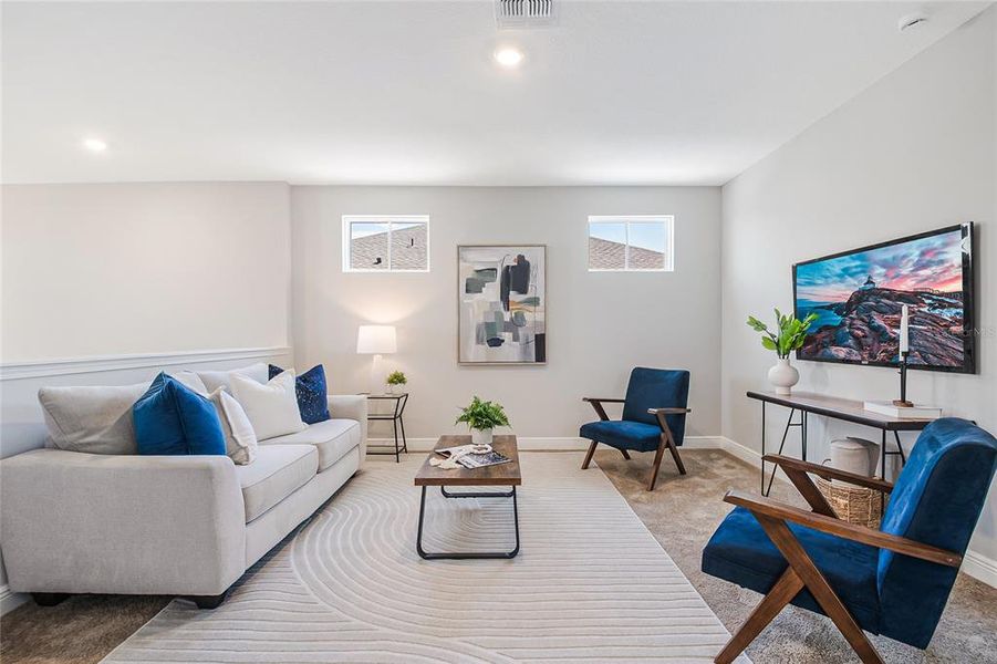 Furnished interior view inside a new home in , Orlando (Image 51).