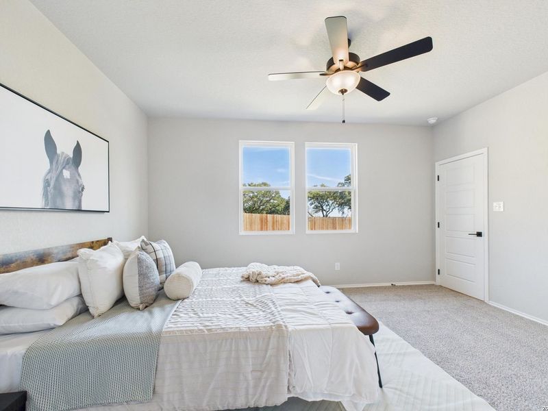 Furnished interior view inside a new home in Bricewood, San Antonio (Image 35).