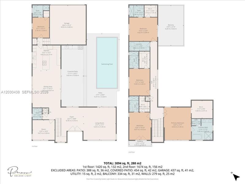 2D floor plan layout of this home in , Hollywood, FL (Image 5).