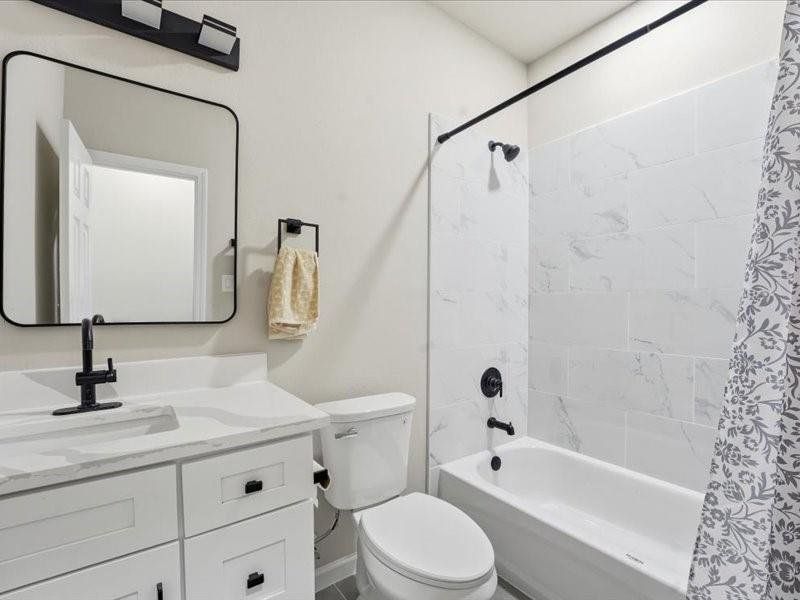 Furnished interior view inside a new home in , Houston (Image 9).