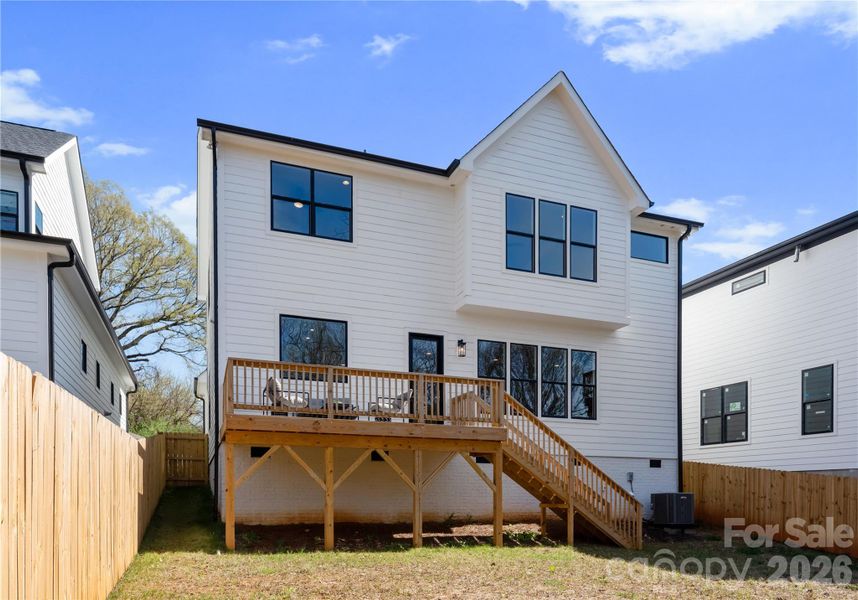 Exterior details and patio area of a home in , Charlotte (Image 29).