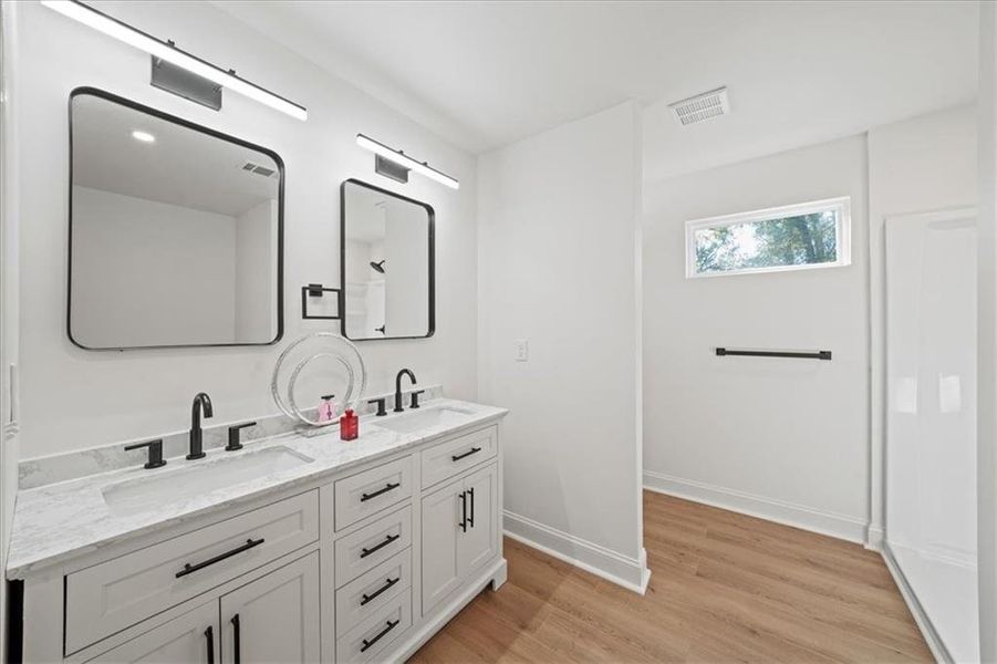 Furnished interior view inside a new home in , Atlanta (Image 14). Furnished interior view inside a new home in , Atlanta (Image 14).