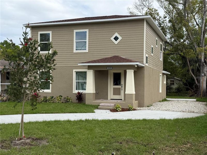 Exterior details and patio area of a home in , Sanford (Image 3).