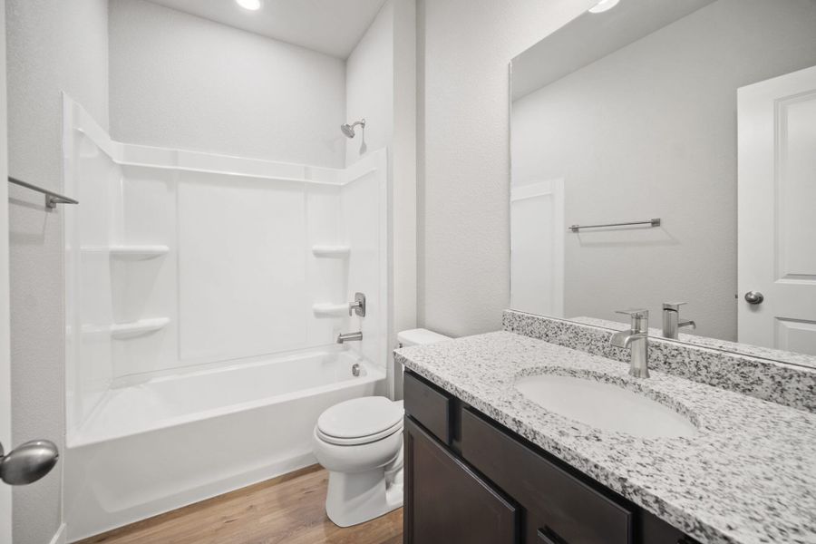 Representative furnished interior of a home built from the The Jackson by View Homes in Jackson Creek North, Monument (Image 7).