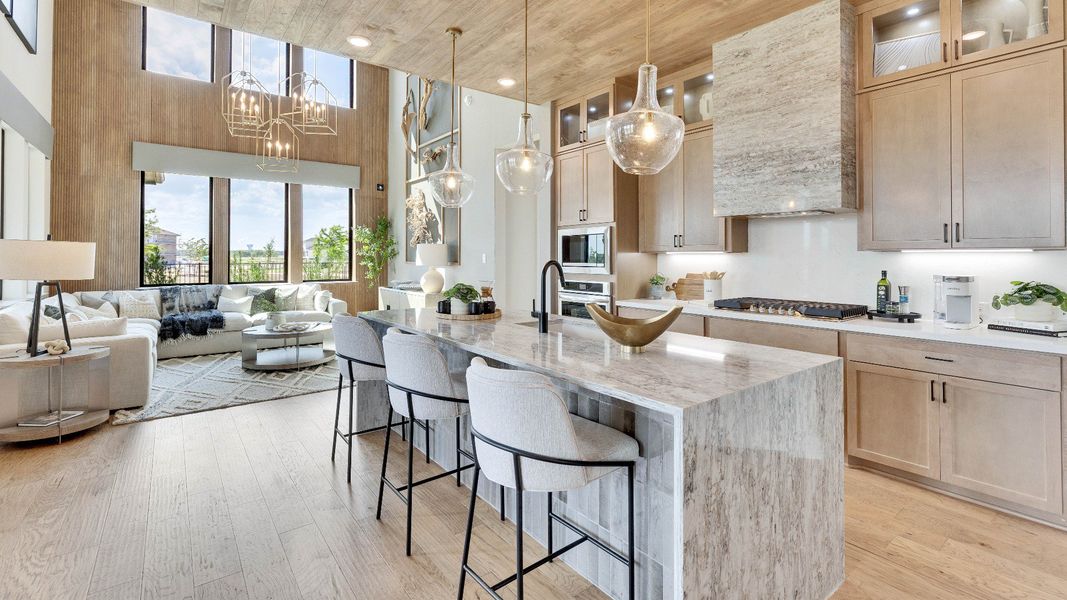 Representative furnished interior of a home built from the Elm by DRB Homes in Anthem, Kyle (Image 17).