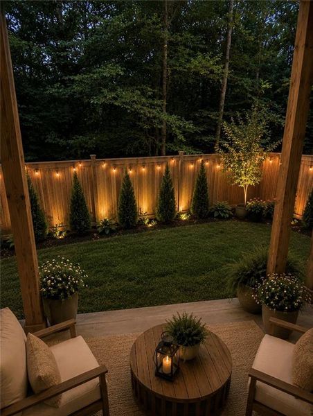 Exterior details and patio area of a home in , Peachtree Corners (Image 29).