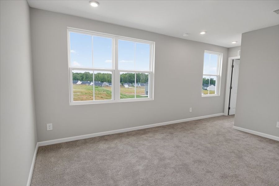 Spacious, unfurnished interior of a new home in Wren Woods 2-Story, Gray Court (Image 26).