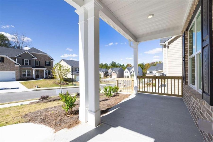 Exterior details and patio area of a home in Water Oak Estates, Lawrenceville (Image 23). Exterior details and patio area of a home in Water Oak Estates, Lawrenceville (Image 23).