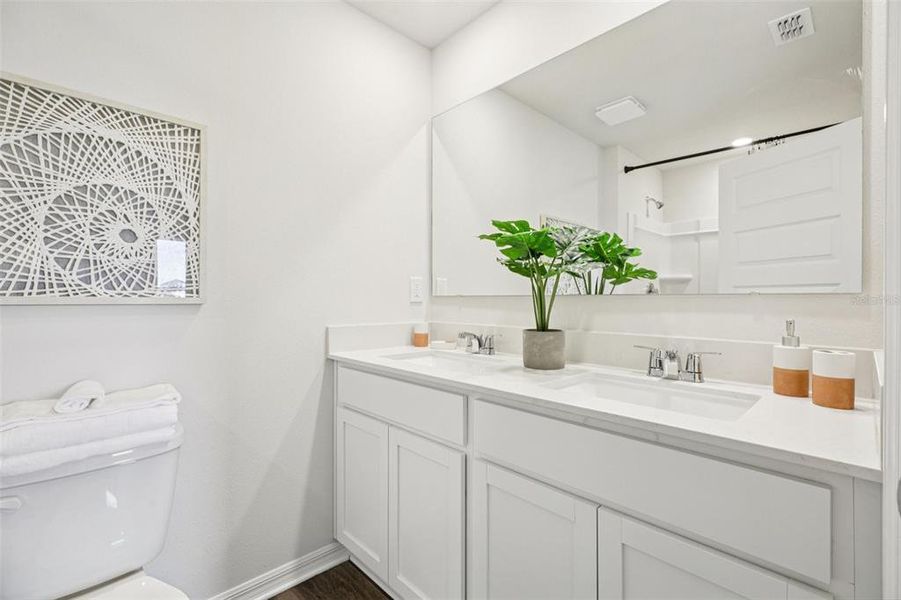 Furnished interior view inside a new home in Leoma's Landing, Lake Wales (Image 23).