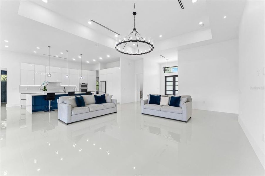 Furnished interior view inside a new home in , Palm Bay (Image 13). Furnished interior view inside a new home in , Palm Bay (Image 13).