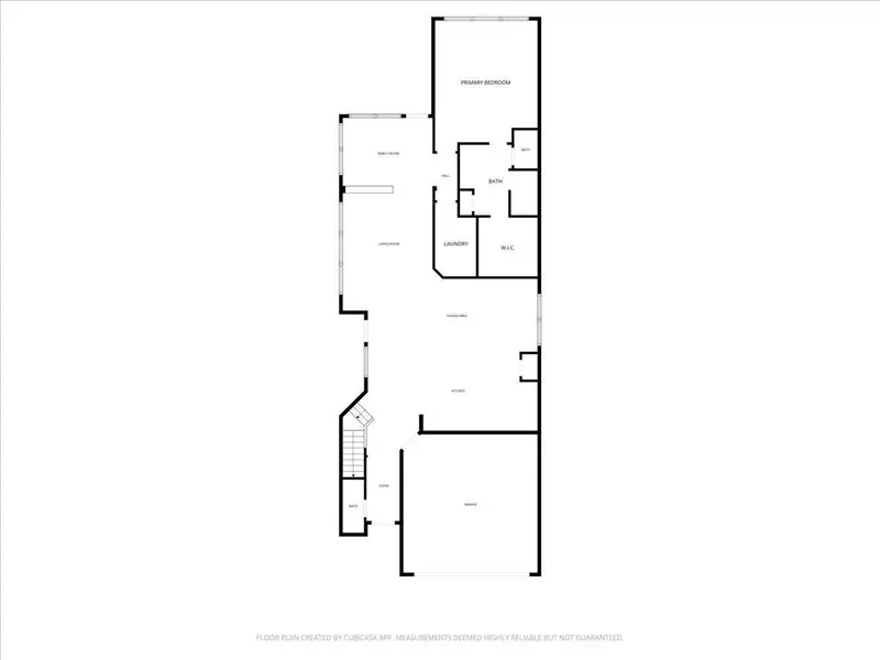 2D floor plan layout of this home in The Grand Prairie 40’, Hockley, TX (Image 6).