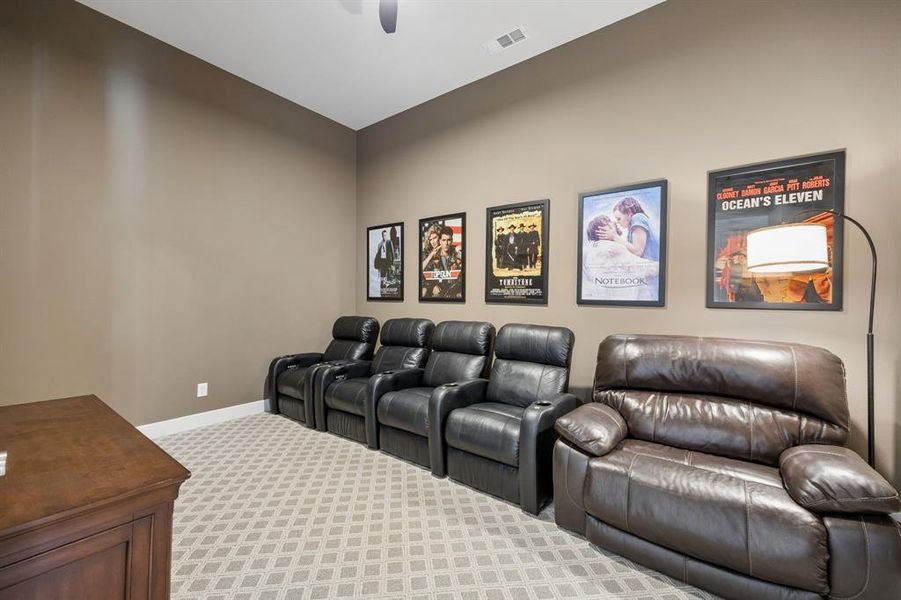 Furnished interior view inside a new home in Sandbrock Ranch, Aubrey (Image 12).