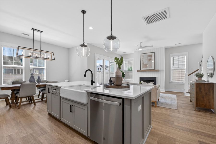 Furnished interior view inside a new home in , Summerville (Image 9).