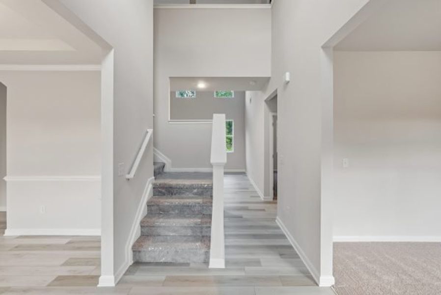 Representative unfurnished interior of a home built from the Clayton by Piedmont Residential in Hampton Ridge, Jefferson (Image 12).