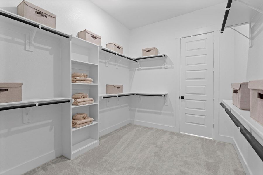 Representative Primary Closet