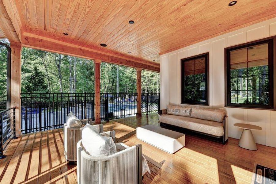 Exterior details and patio area of a home in , Gainesville (Image 39).