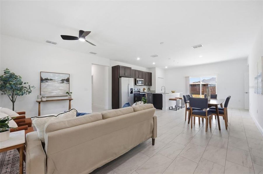 Furnished interior view inside a new home in , Ocala (Image 6).