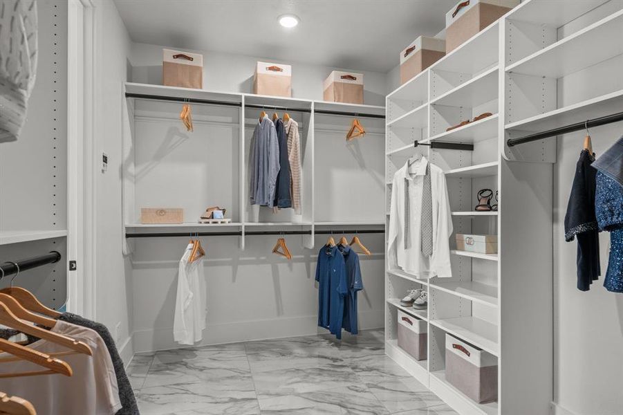 Furnished interior view inside a new home in East Village - Classic Series, Frisco (Image 14).