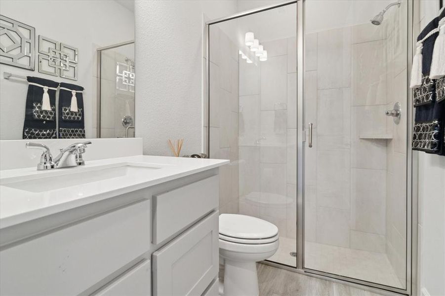 Furnished interior view inside a new home in , Little Elm (Image 25).