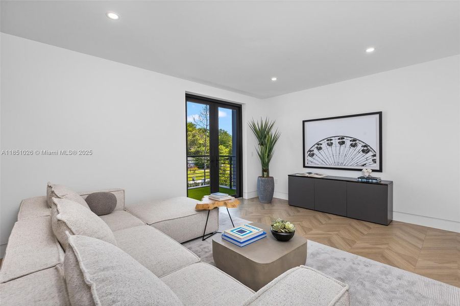 Furnished interior view inside a new home in , Pinecrest (Image 50).