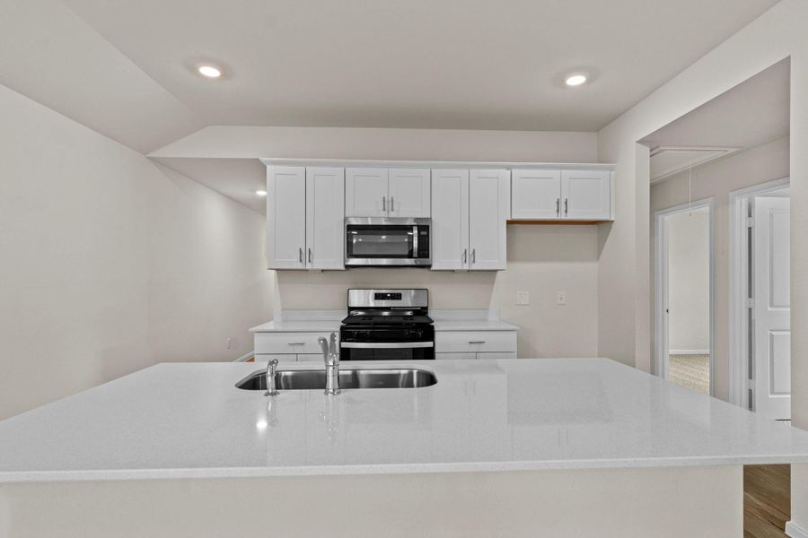 Furnished interior view inside a new home in Whisper South, San Marcos (Image 11).