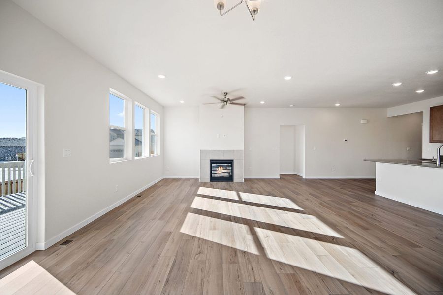 Spacious, unfurnished interior of a new home in The Glen, Colorado Springs (Image 34). Spacious, unfurnished interior of a new home in The Glen, Colorado Springs (Image 34).