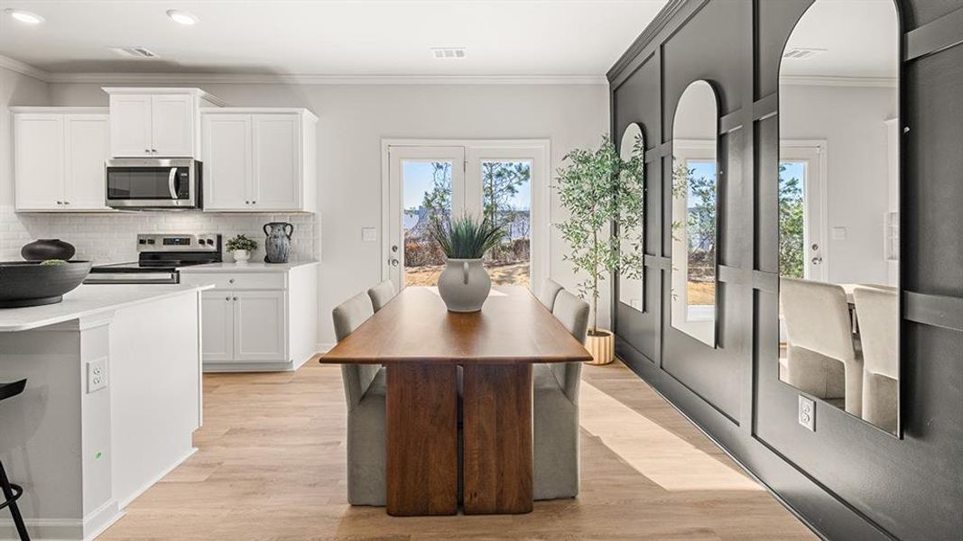 Furnished interior view inside a new home in Barrett Cove, Marietta (Image 7).