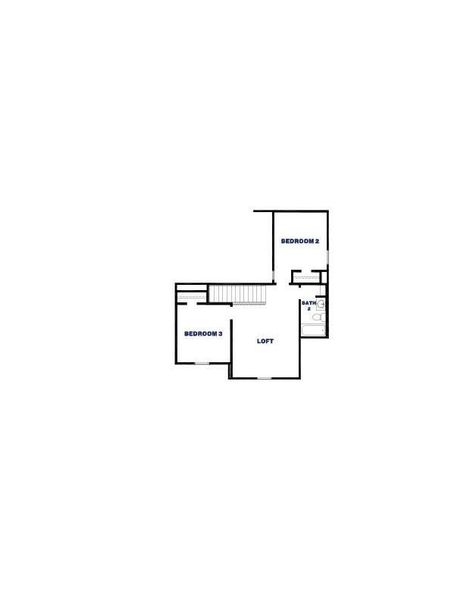 2D floor plan layout of this home in Maple Woods, Hockley, TX (Image 5).