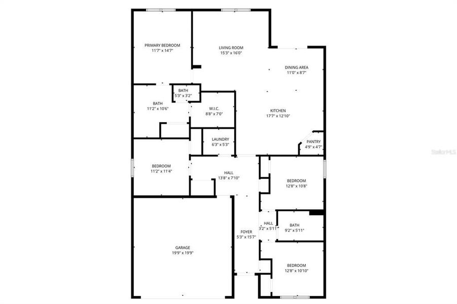 2D floor plan layout of this home in , Bradenton, FL (Image 5).