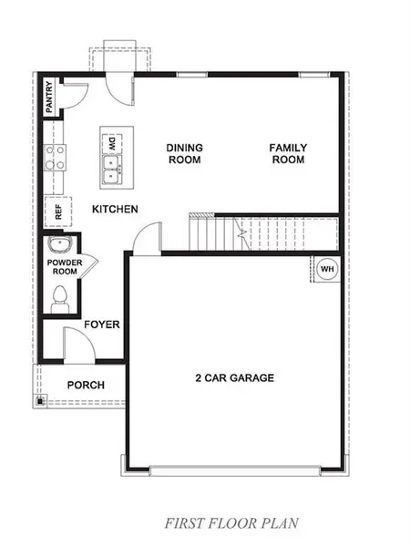 2D floor plan layout of this home in Maplewood Meadows, Talty, TX (Image 4).
