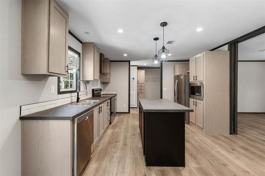 Furnished interior view inside a new home in , Dunnellon (Image 4).