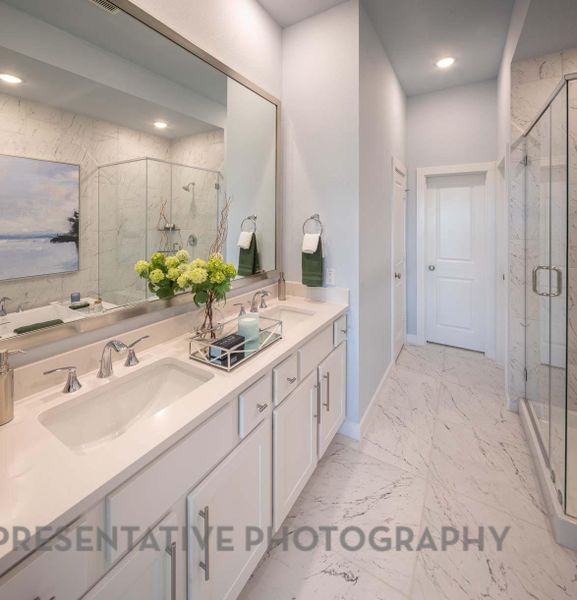 Furnished interior view inside a new home in , Cypress (Image 18).