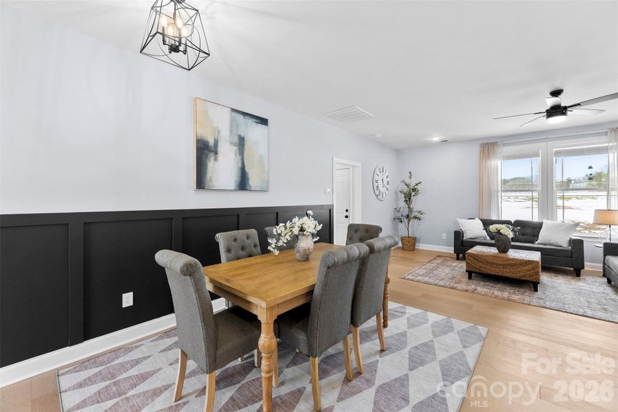 Furnished interior view inside a new home in , Lincolnton (Image 16).