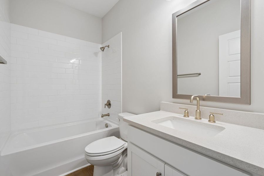 Furnished interior view inside a new home in Hidden Ponds Reserve, Awendaw (Image 33).