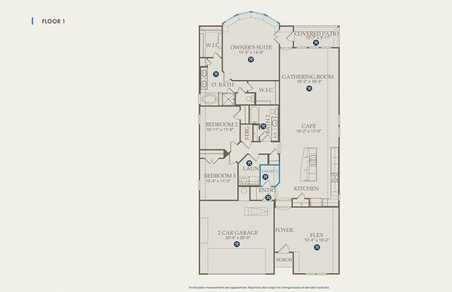 Sheldon Floor Plan, Quick Move-In Home, Floor 1