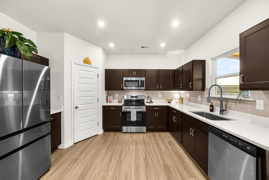 Furnished interior view inside a new home in , Cartersville (Image 12).