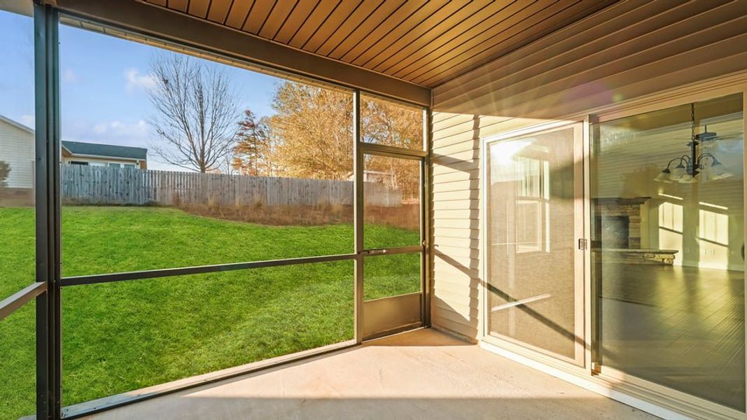 Exterior details and patio area of a home in Palmetto Valley, Anderson (Image 18).