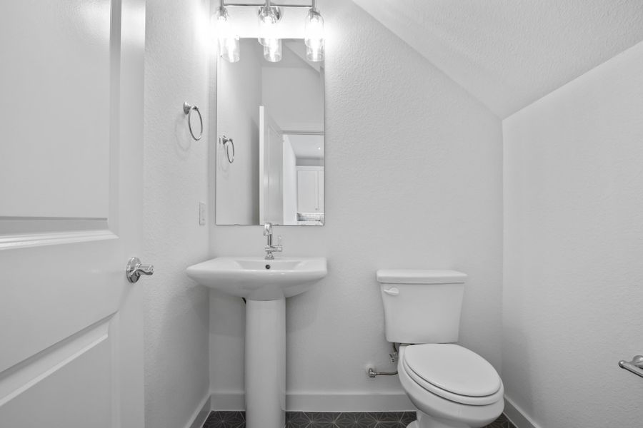 Furnished interior view inside a new home in Willow Grove Townhomes, Melissa (Image 12).