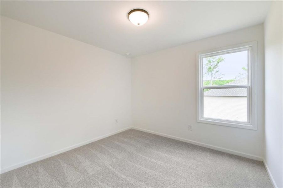 Spacious, unfurnished interior of a new home in Eastlyn Crossing, Flowery Branch (Image 19). Spacious, unfurnished interior of a new home in Eastlyn Crossing, Flowery Branch (Image 19).
