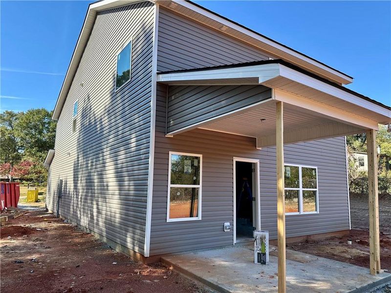 Exterior details and patio area of a home in , Winder (Image 2).