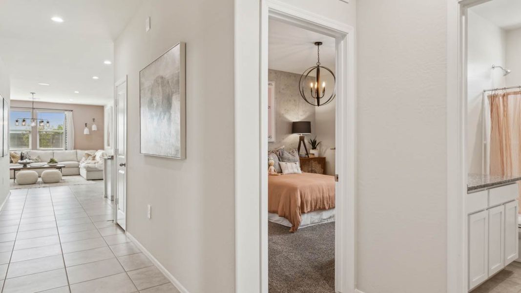 Furnished interior view inside a new home in Radiance at Superstition Vistas, Apache Junction (Image 27).
