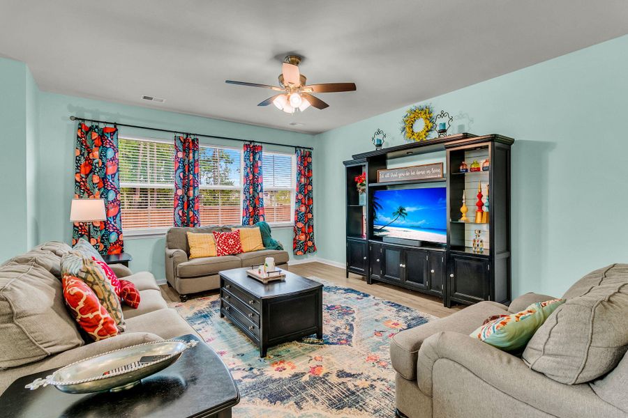 Furnished interior view inside a new home in Heron's Walk at Summers Corner, Summerville (Image 48).