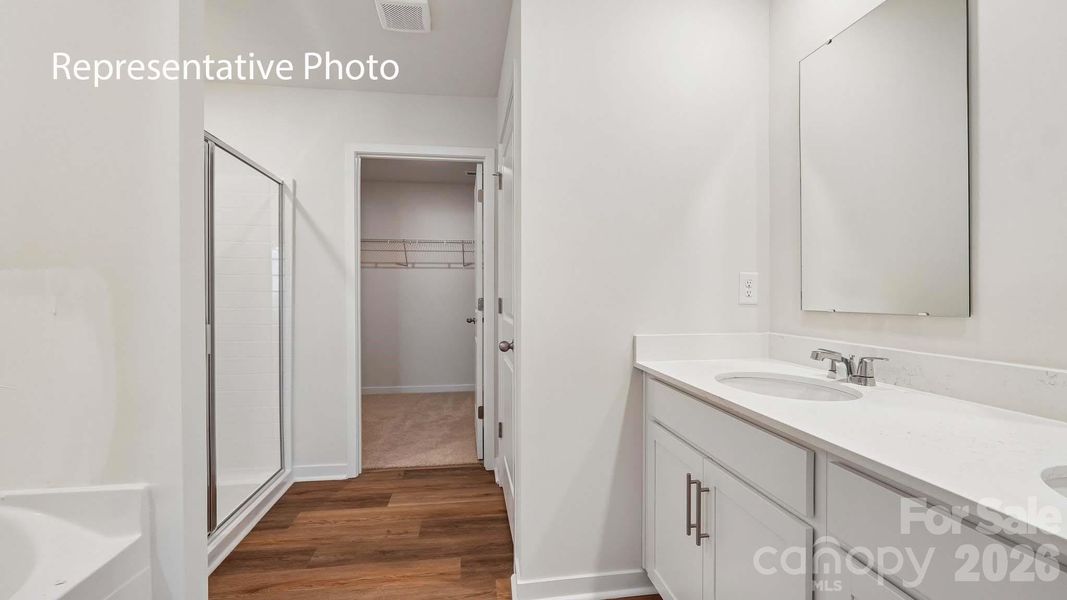 Furnished interior view inside a new home in Secrest Commons, Monroe (Image 5).