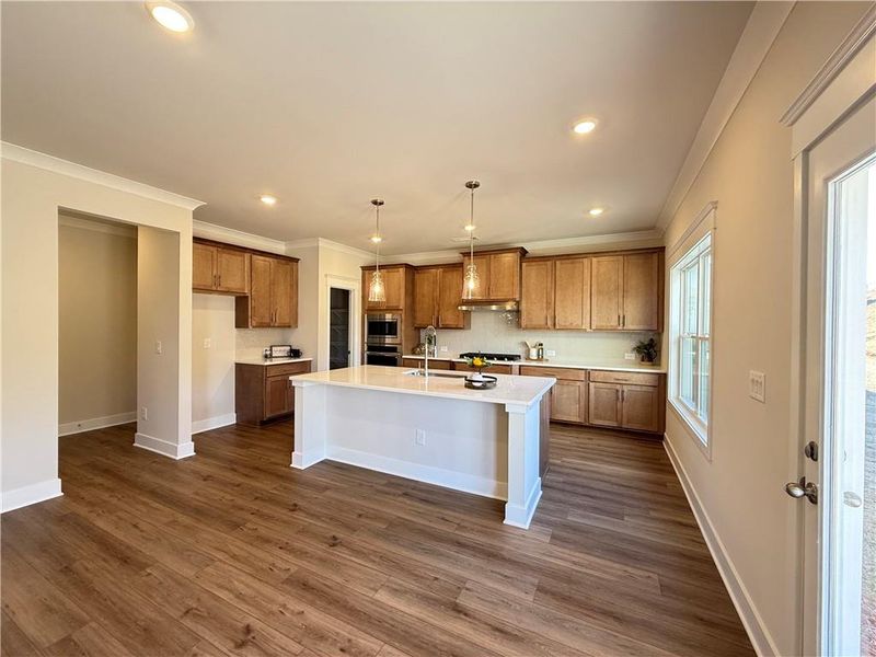 Furnished interior view inside a new home in Ponderosa Farms Manor, Gainesville (Image 9).