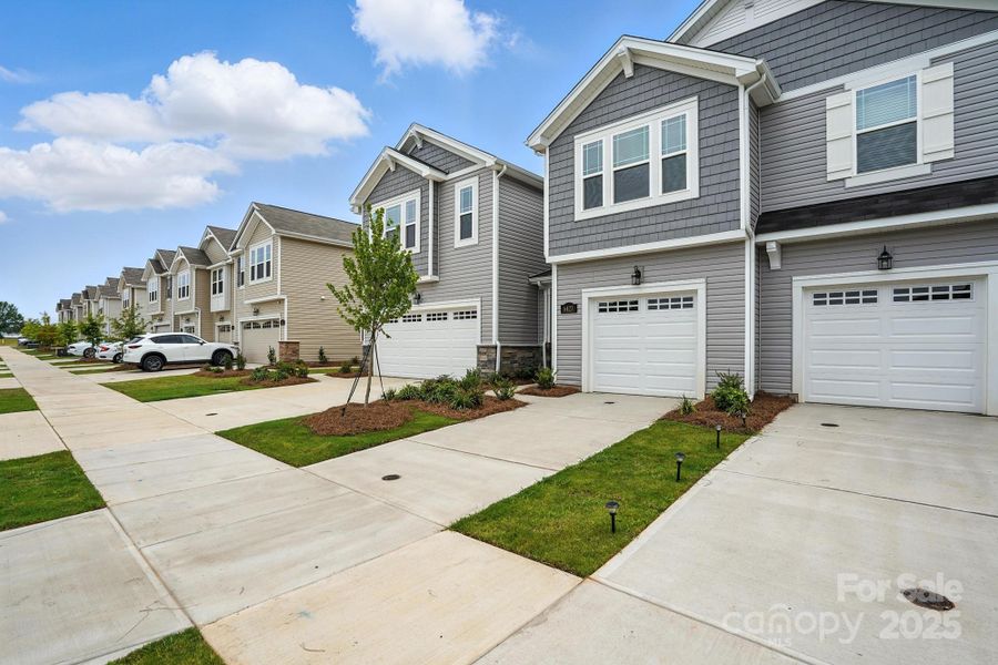 Front exterior of a new home in Bailey Run, Charlotte, NC, highlighting curb appeal (Image 2).